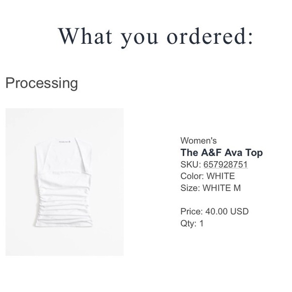 Abercrombie & Fitch Black Tank - Picture 4 of 4